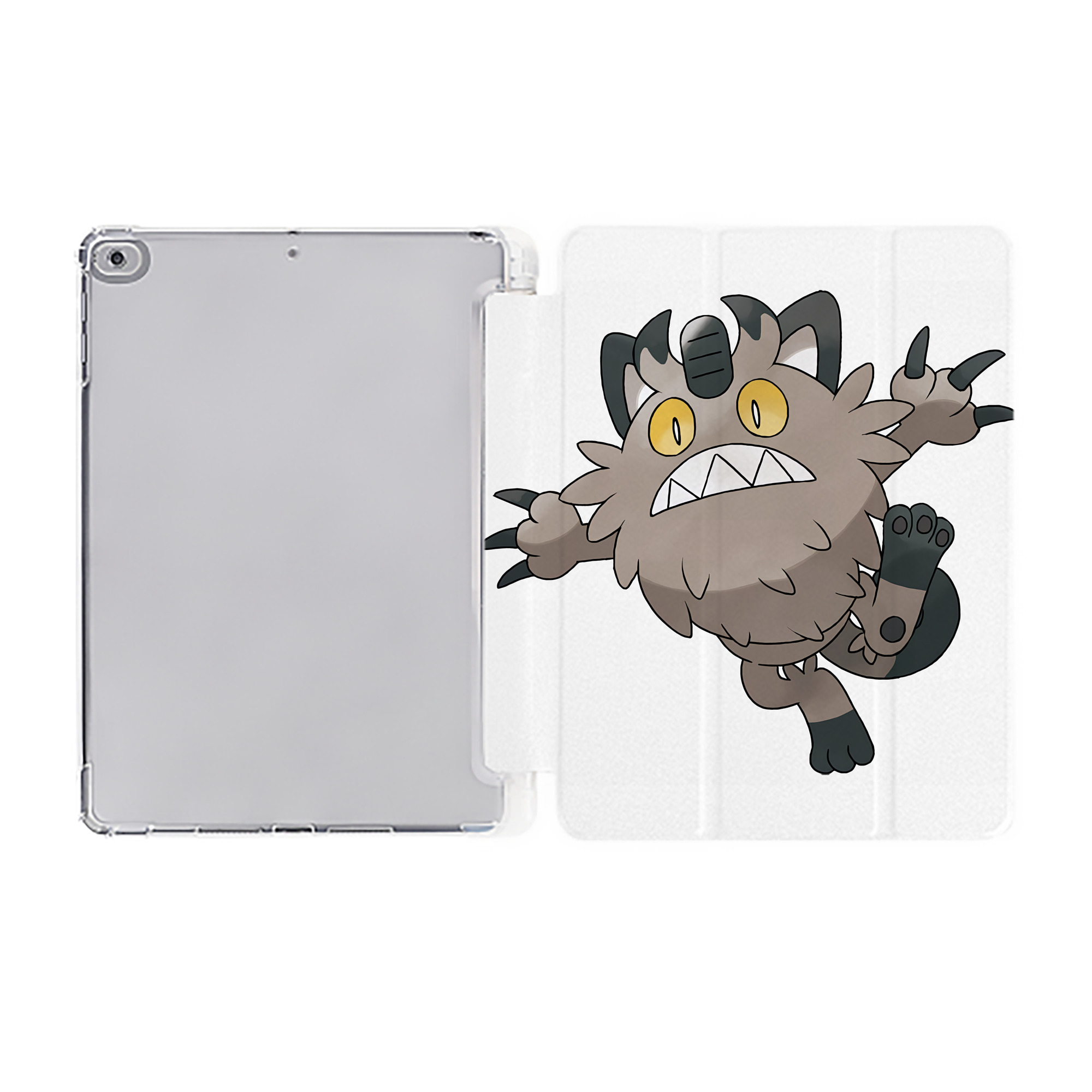 （画像用） ポケットモンスター Pokémon IPad ケース ペン収納付き 三つ折りスタンド PUレザー×シリコン 対応機種9.5/10.5/10.9インチ